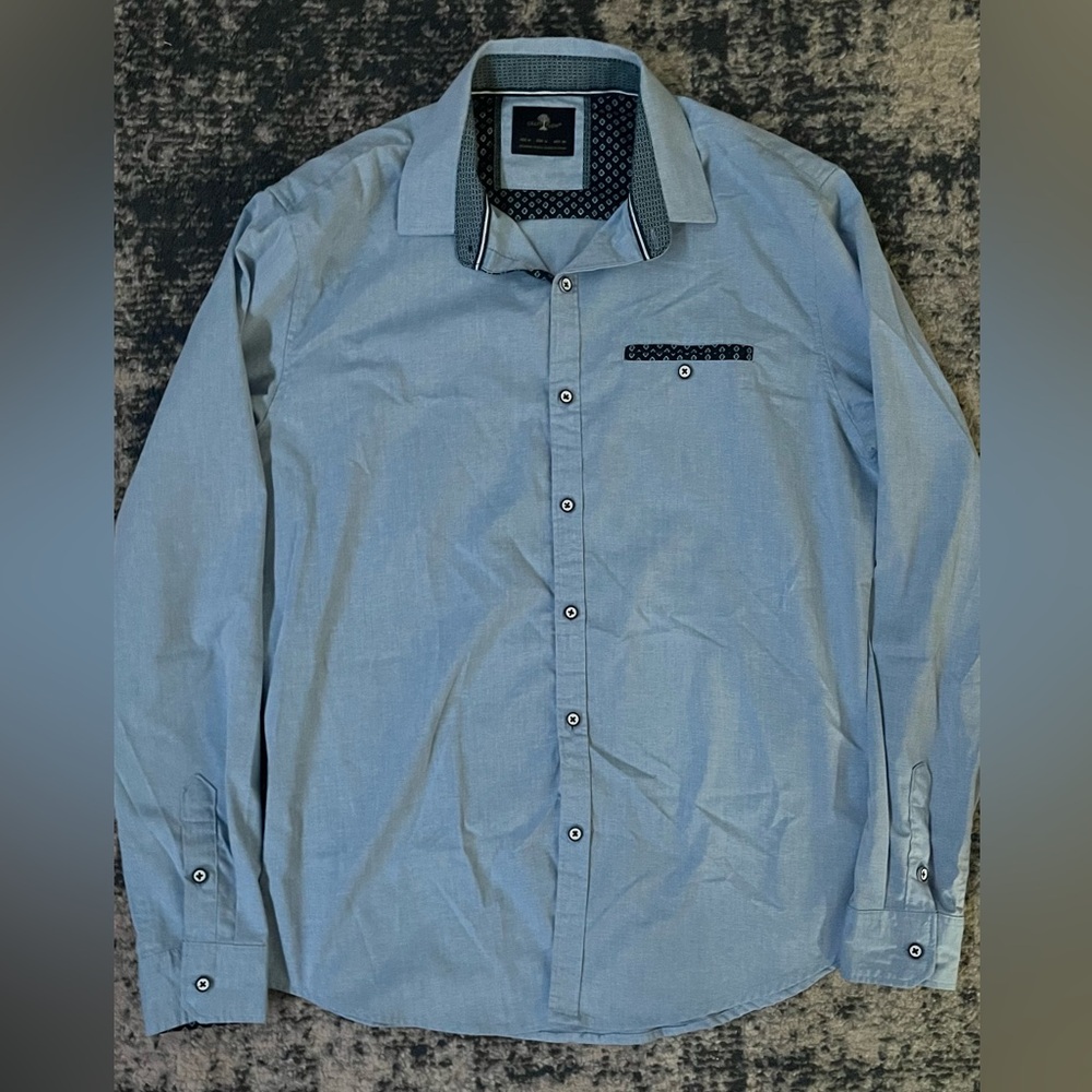 Craft Flow Light Blue Dress Shirt (Medium)